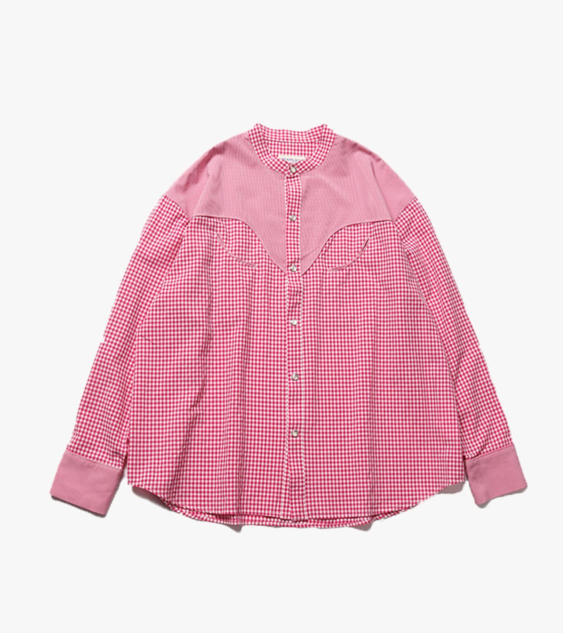 BEAMS BOY - CHINA COLLAR WESTERN SHIRT 상품이미지1
