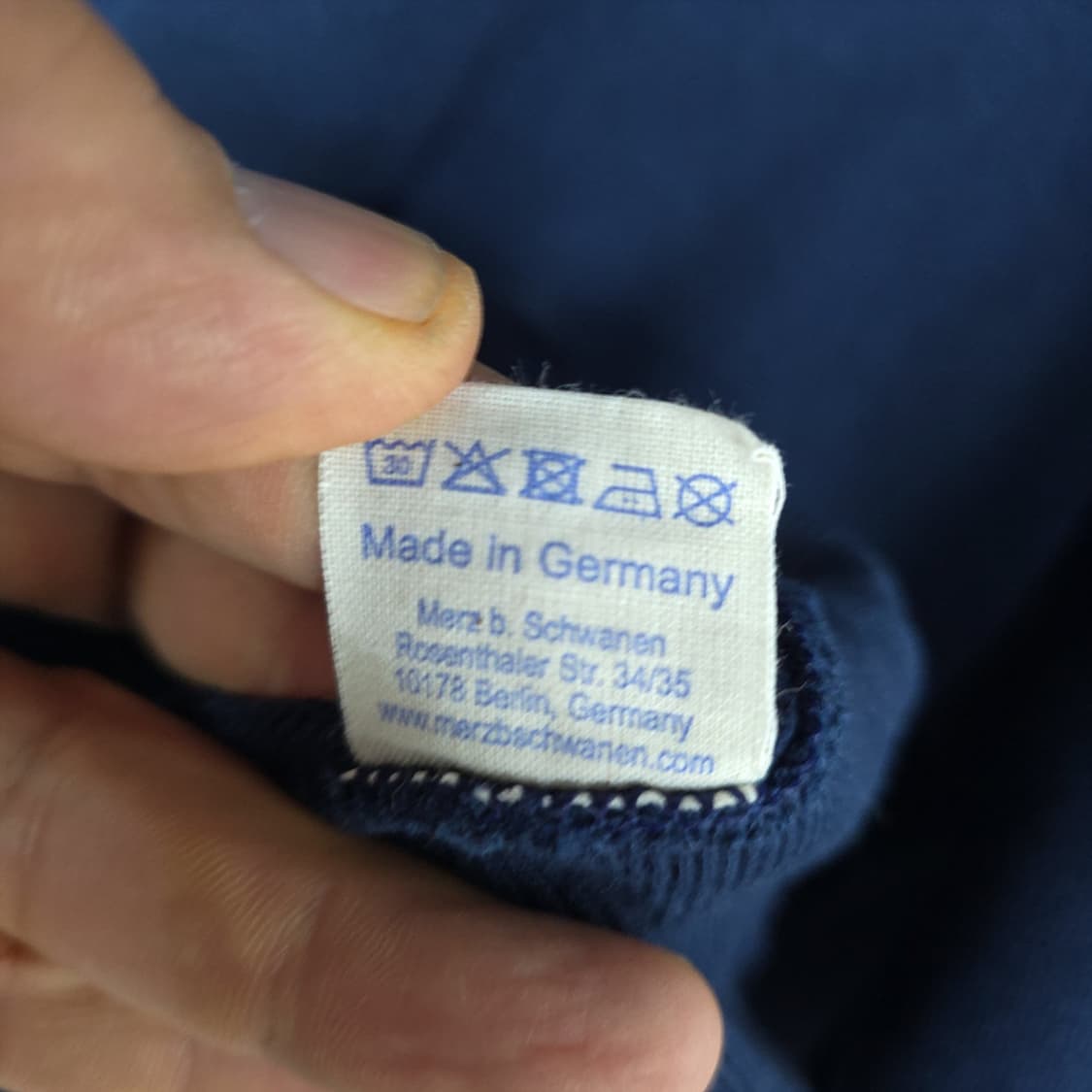 메르츠비슈바넨(Merz b. Schwanen) 오가닉 코튼 맨투맨 M 상품이미지6