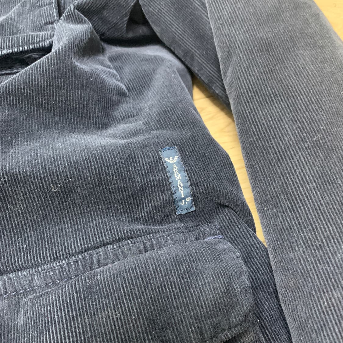 95)알마니 진스 코듀로이 자켓+탈부착 퀼팅 내피 상품이미지6