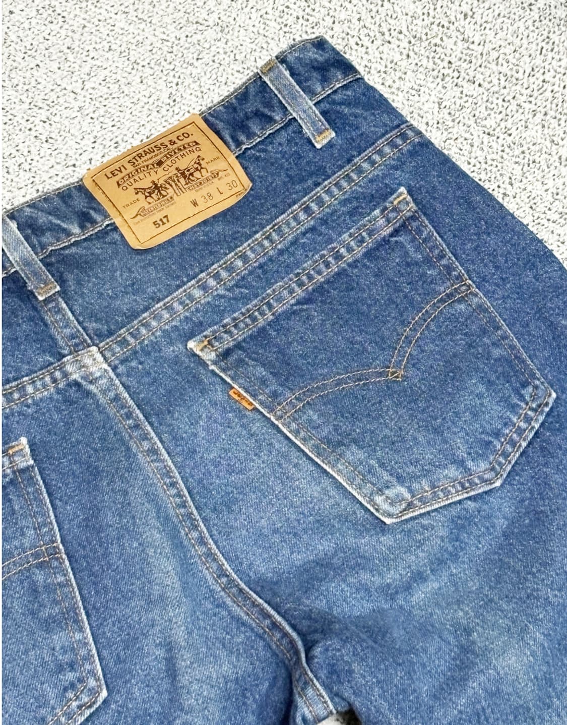 [36x30]90s 빈티지 리바이스 517 오렌지탭 데님 상품이미지8