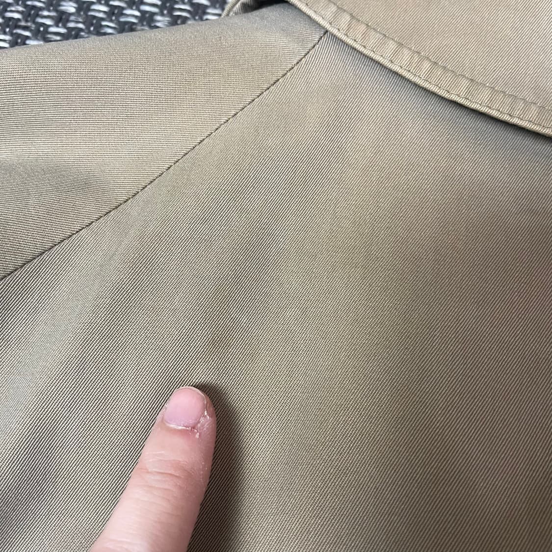 Aquascutum 베이지 코튼 트렌치 코트 상품이미지8