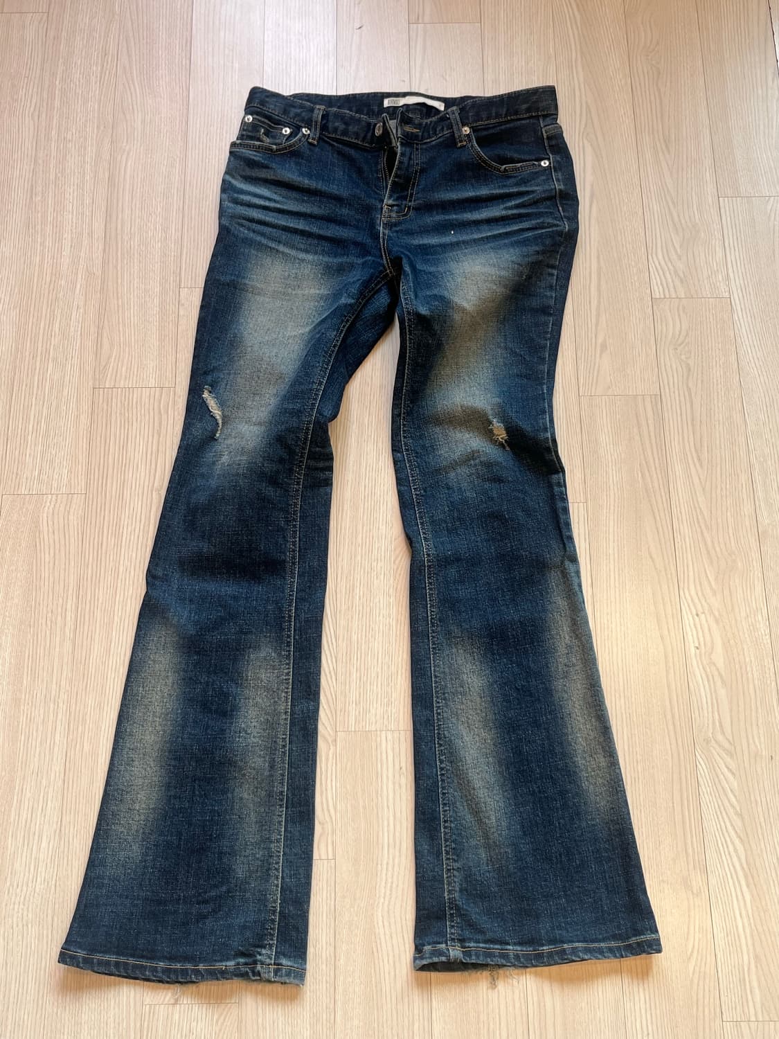 딥블루 워싱 부츠컷 데님팬츠 상품이미지8