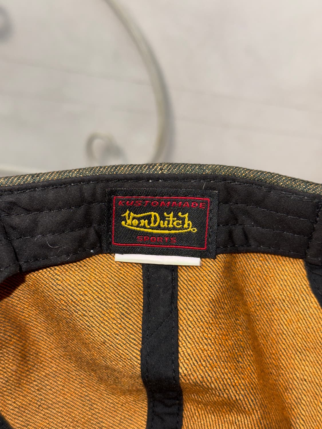 Von Dutch washing denim logo ball cap 상품이미지5