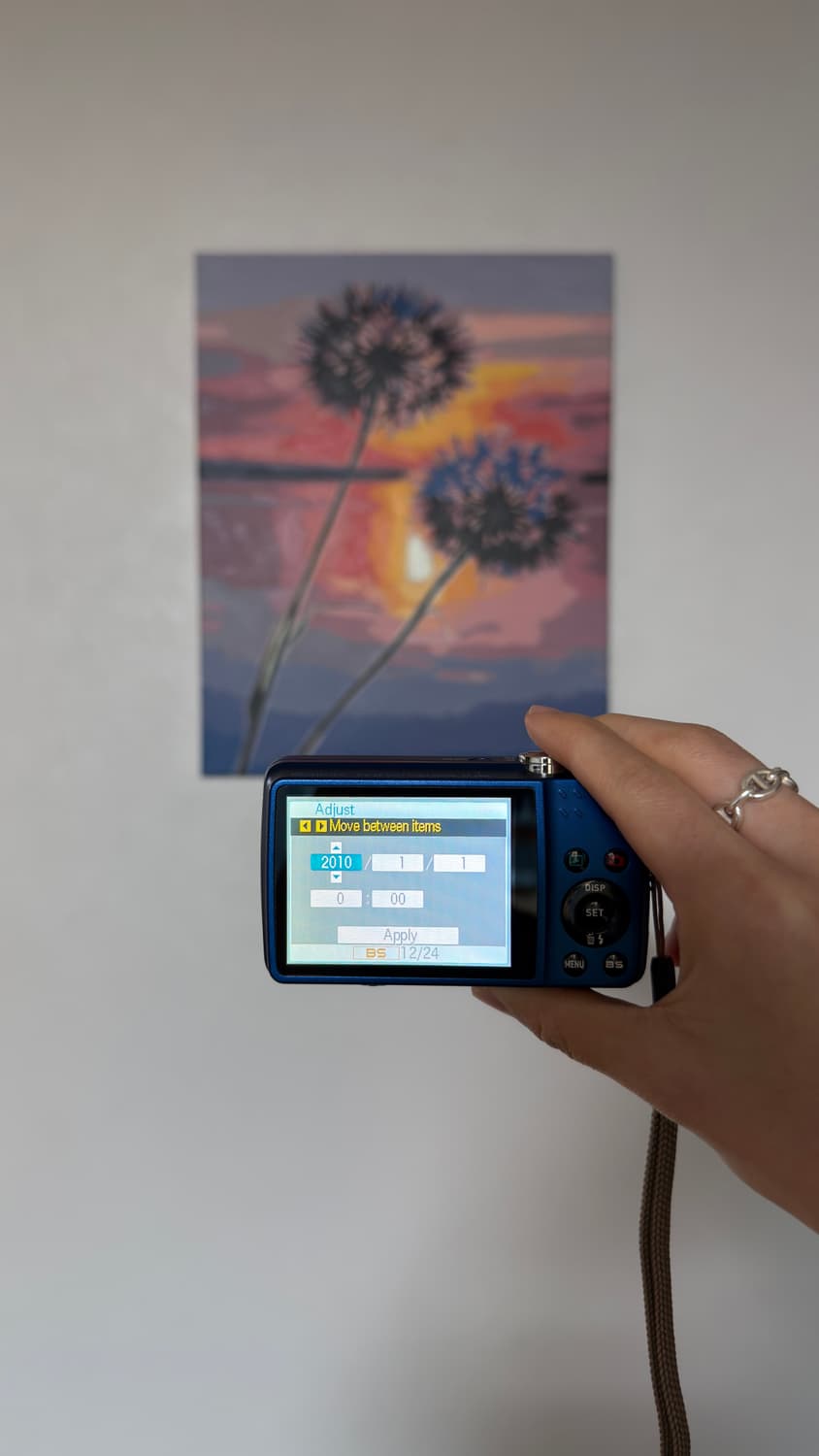 Casio Exilim 카시오 엑슬림 Z550 블루 / 작례 O 상품이미지7