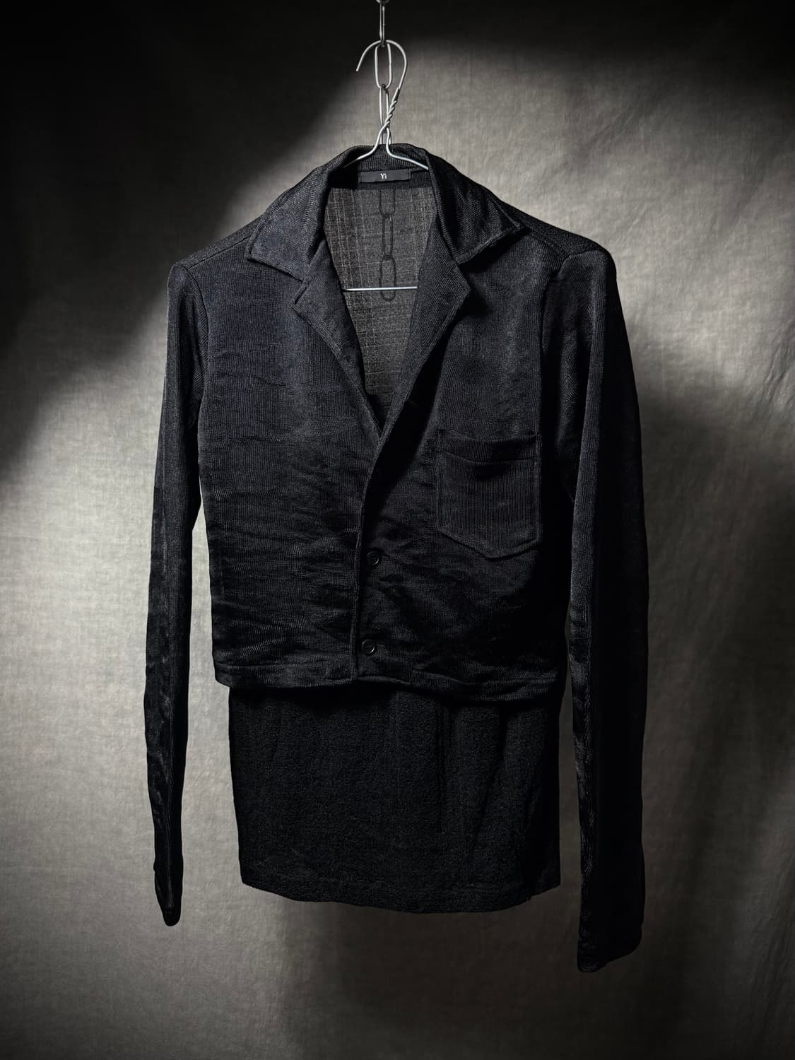 Y’s Yohji Yamamoto Layered Knit Jacket 상품이미지2