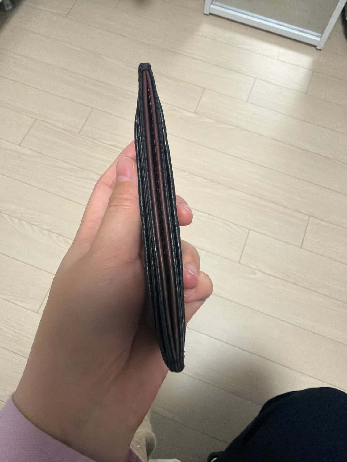 샤넬 클래식 캐비어 카드홀더(은장) 상품이미지6