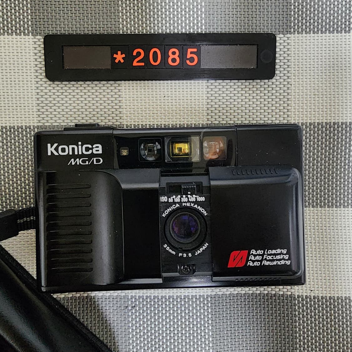 코니카 MG-D 데이터백 필름카메라 파우치포함 상품이미지2