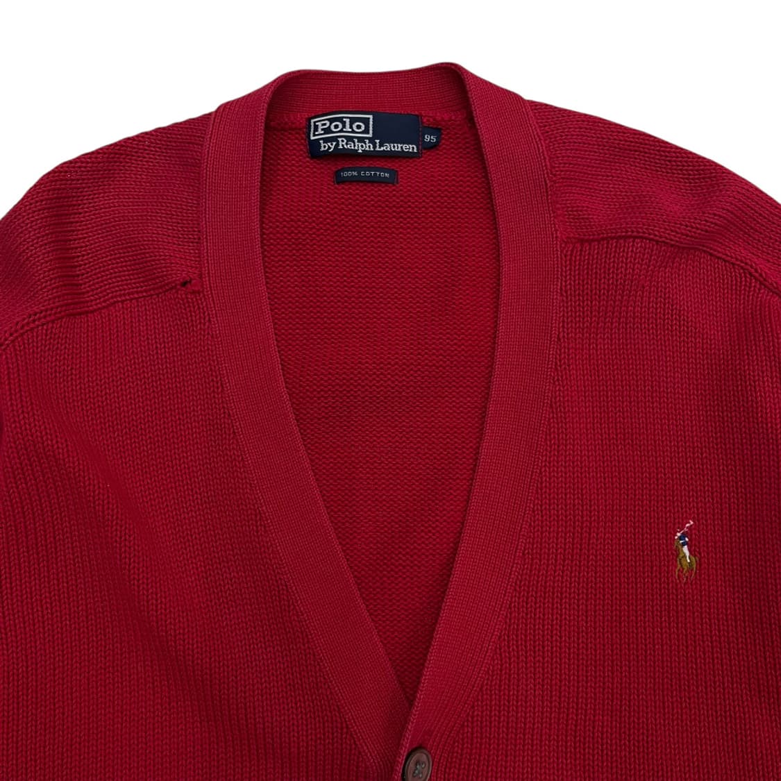 폴로 랄프로렌 옥스포드 레드 가디건 95 상품이미지4