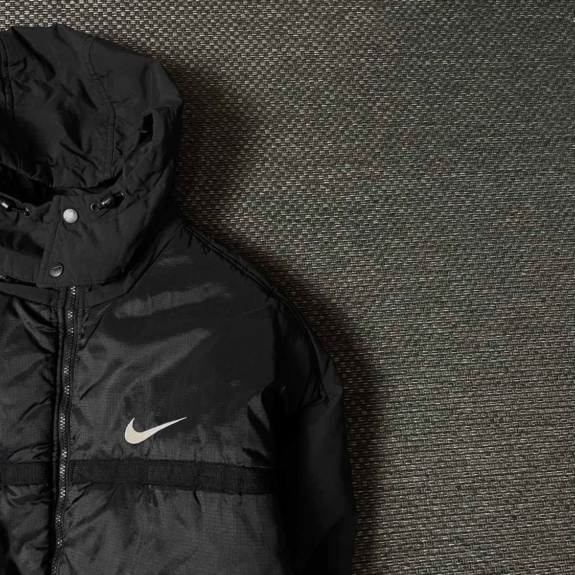 나이키 블랙 스우시 패딩 자켓 XL 상품이미지3