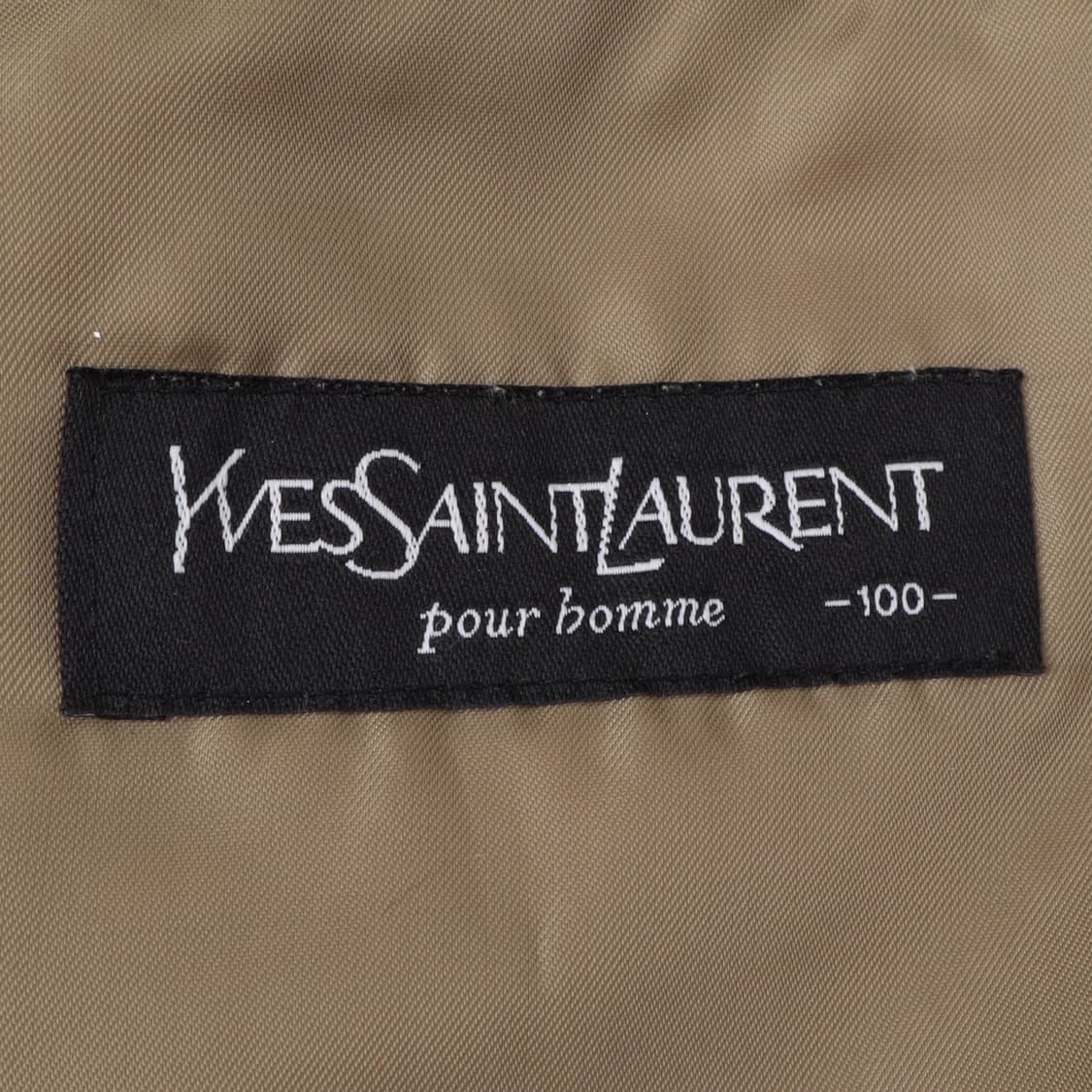 입생로랑 베이지 ysl로고 폴리쉘 자켓 상품이미지8