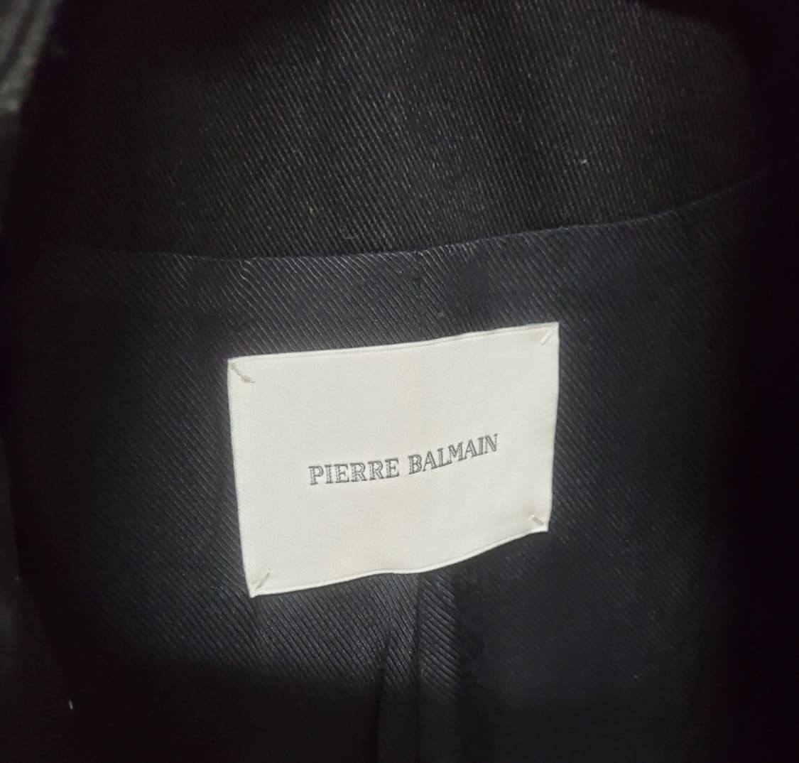 Balmain 발망 슬림핏 크리스탈 블랙 자켓 m 상품이미지4