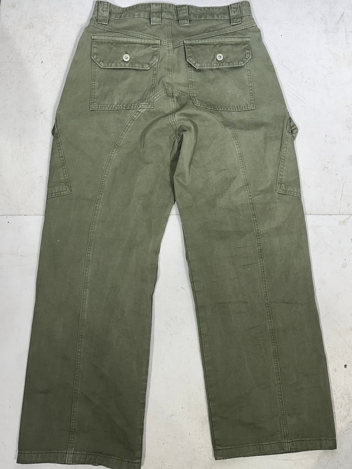 빈티지 Legacy 와이드 카키 카고 팬츠 바지 M 상품이미지5