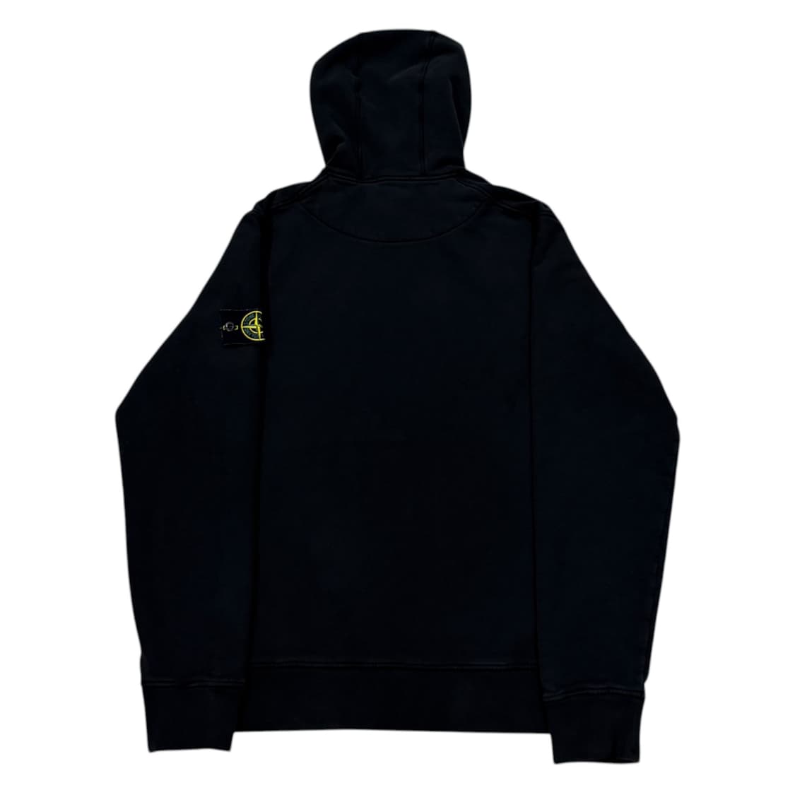 스톤아일랜드 와펜 패치 블랙 기모 후드티 XL 상품이미지2