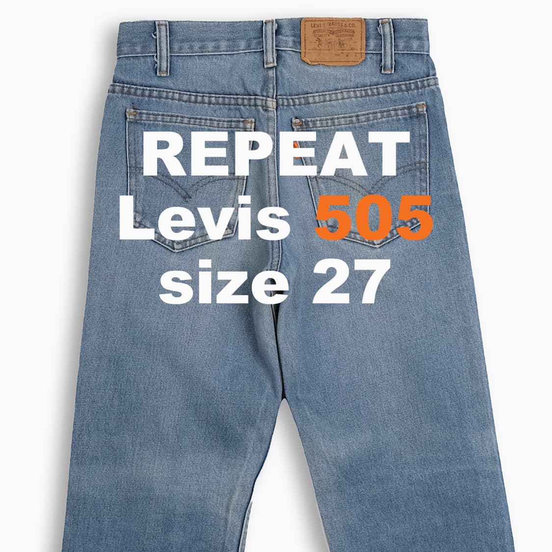 리바이스 505 오렌지탭 80s USA 27 인치 OR5052806 상품이미지1