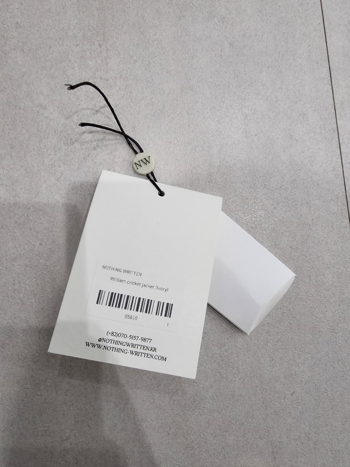 낫띵리튼 William cricket jacket (Ivory) 상품이미지2