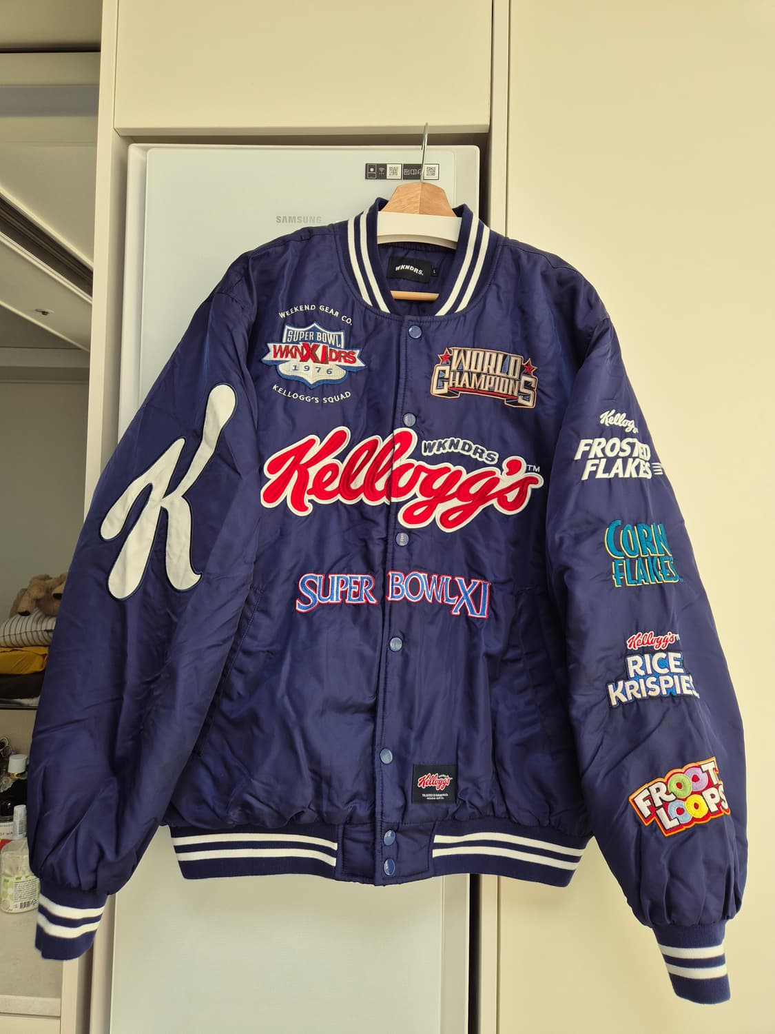 위캔더스 KELLOGGS H.O.F JK 켈로그자켓 블루 L 상품이미지3