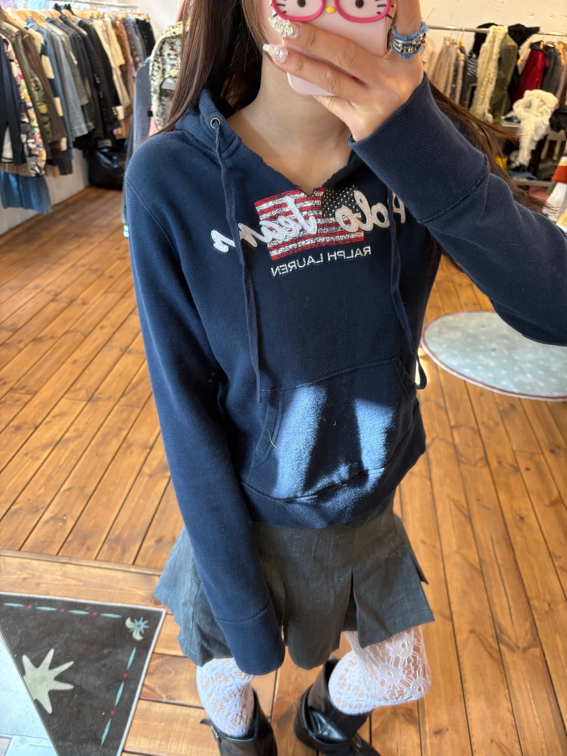 폴로 성조기 후드티 상품이미지1