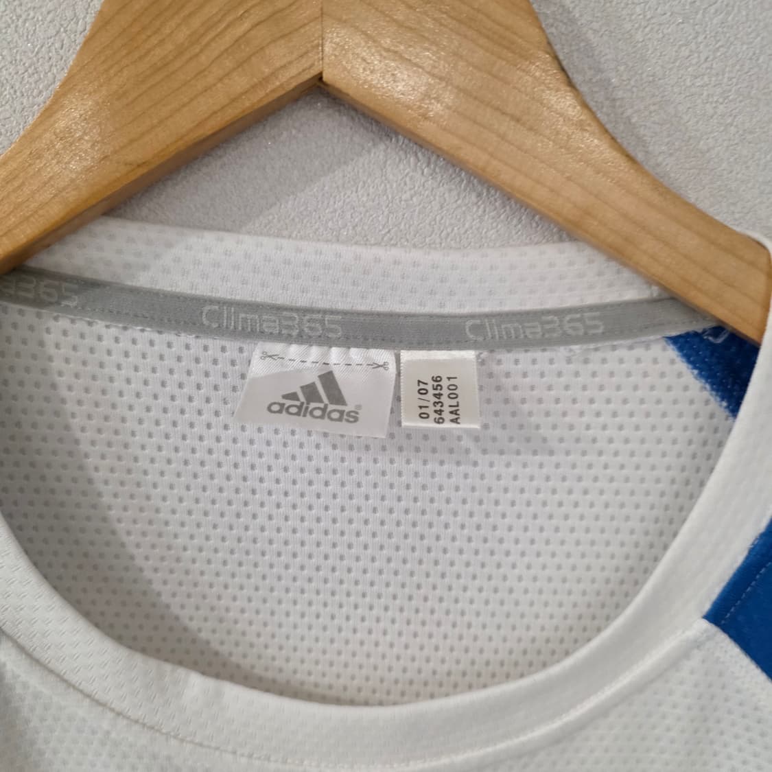 아디다스 흰/파 삼선 반팔 티셔츠 상품이미지6