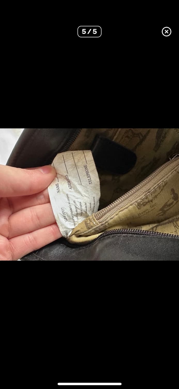 LL Bean 레더 도트백 상품이미지4