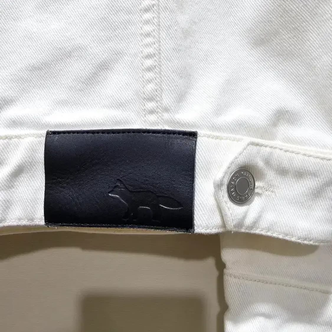 메종키츠네 화이트 데님 자켓~55 상품이미지8