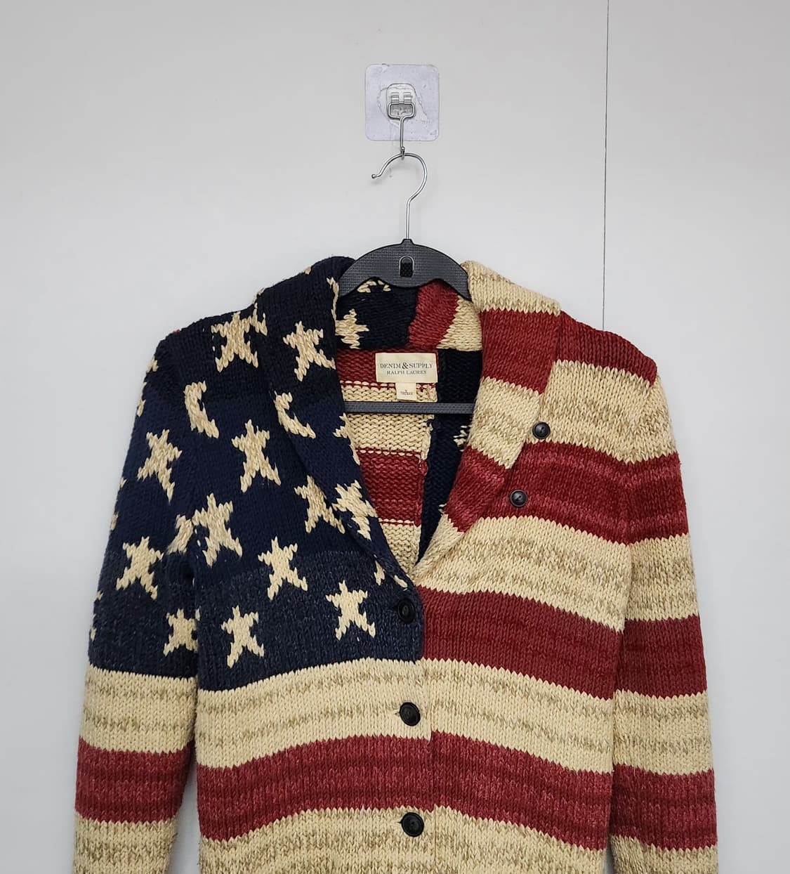 랄프로렌 성조기 니트가디건 90 55 상품이미지8