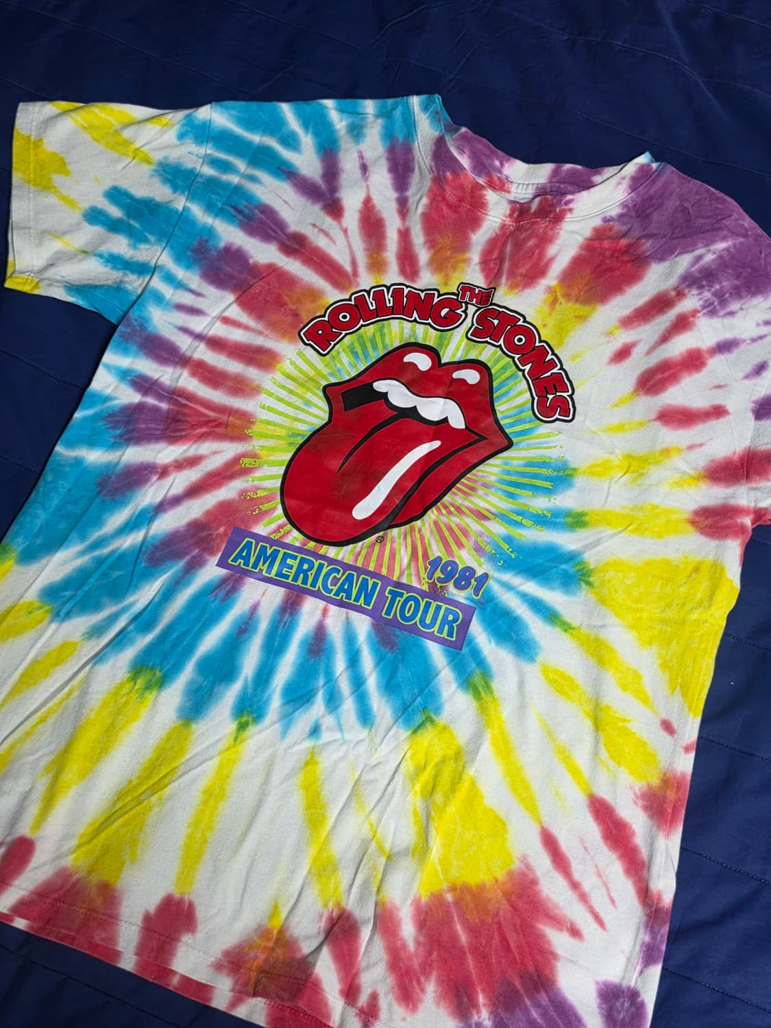 더 롤링스톤스 타이다이 티셔츠 s 상품이미지1