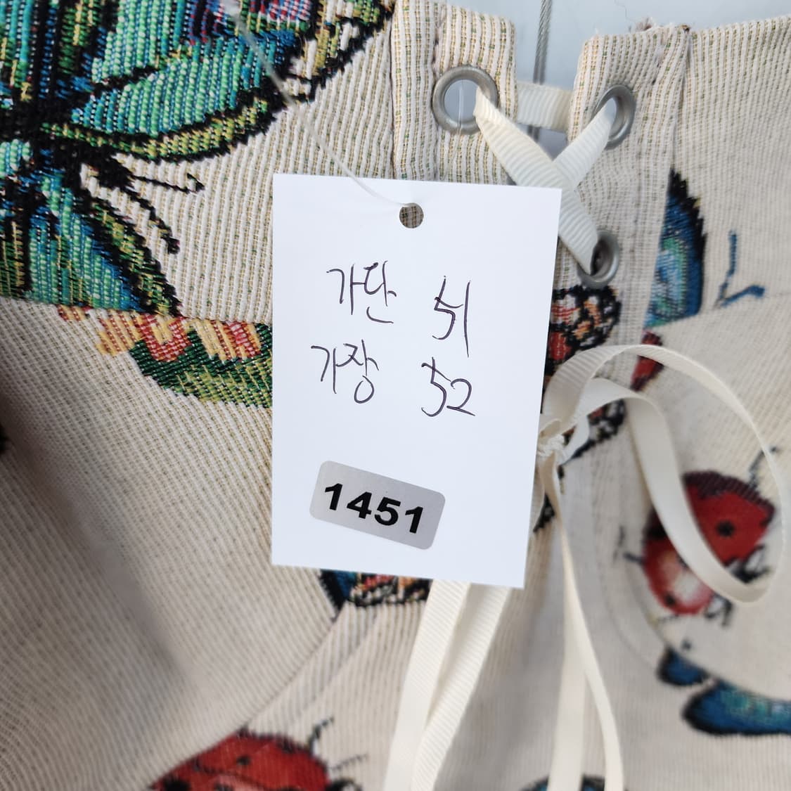 사이다 플라워 나비 코르셋 탑 상품이미지8