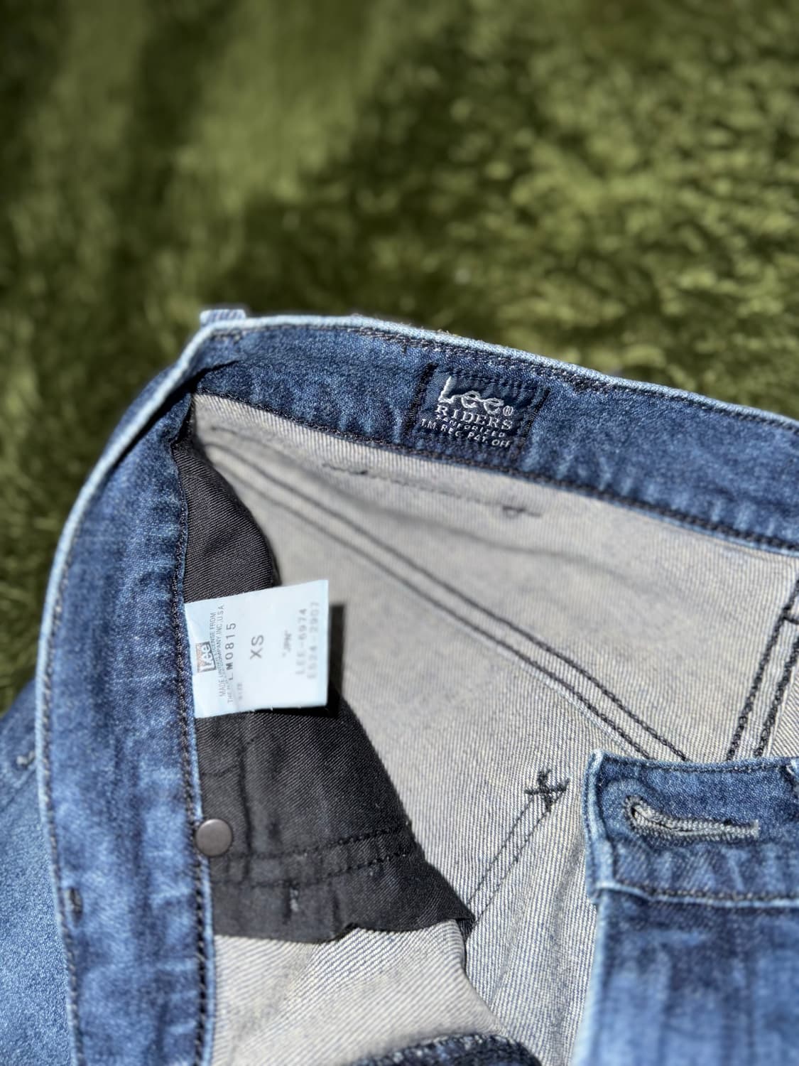 [XS] LEE 리 라이더스 코튼 폴리 블렌디드 팬츠 인디고 상품이미지4