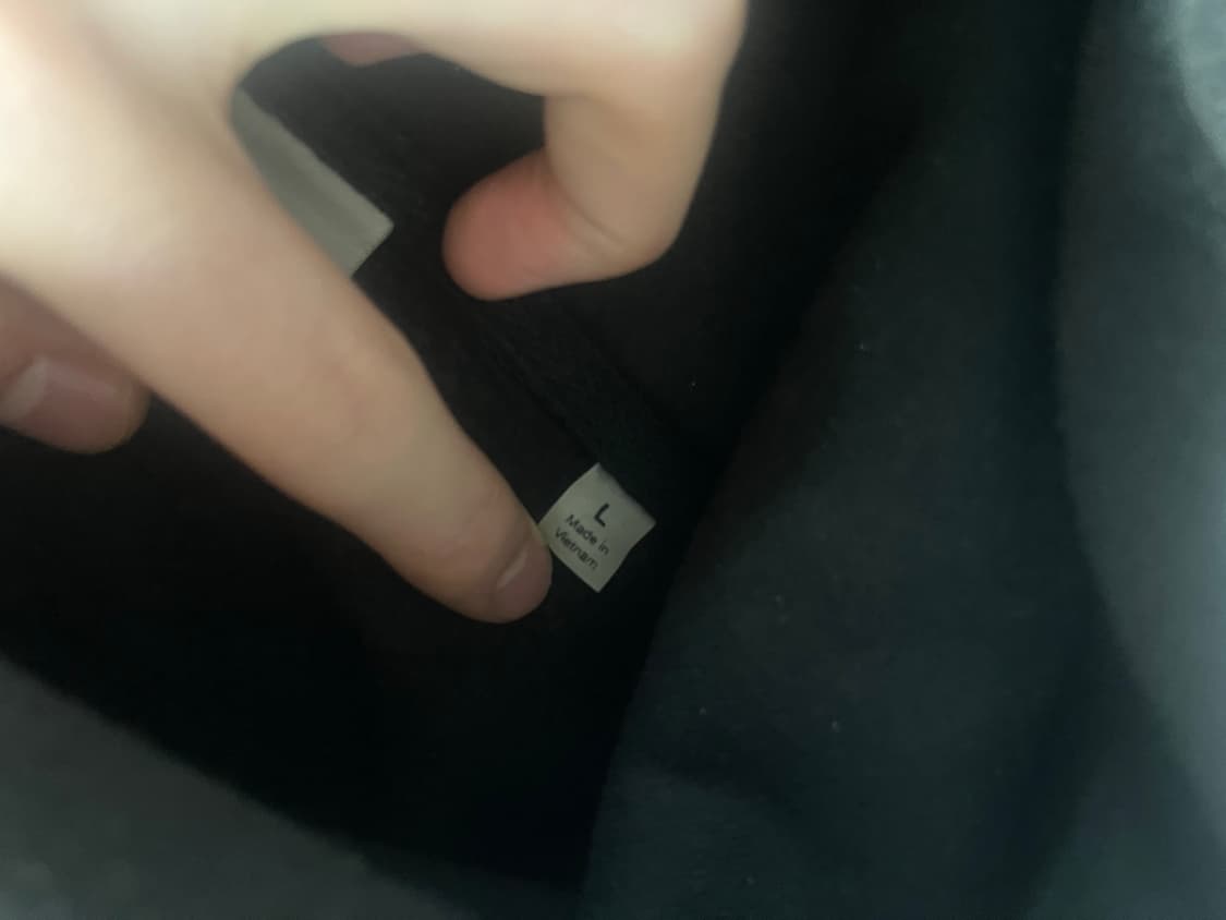 피오갓 에센셜 후드티 검정 L 상품이미지4