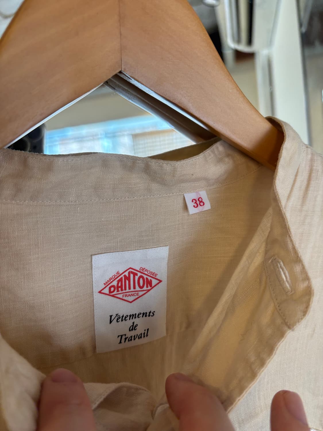 DANTON  린넨셔츠 아이보리 상품이미지3