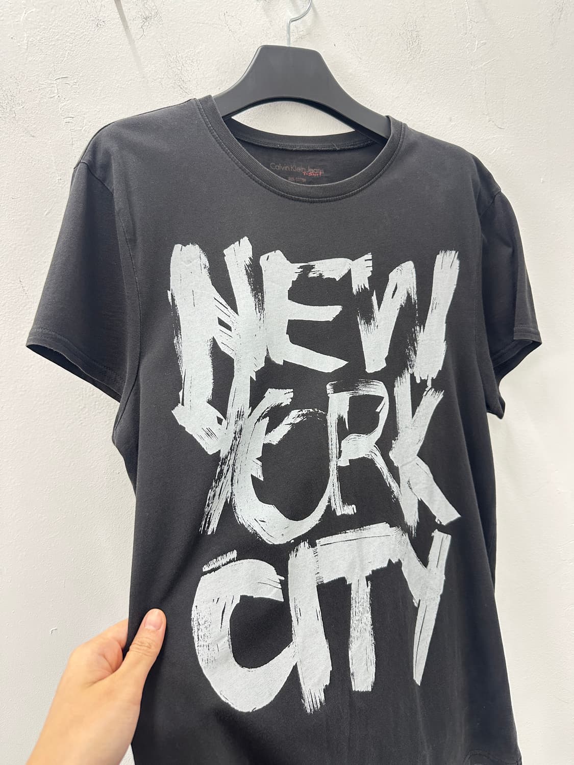 Calvin klein jeans vintage lettering tee 상품이미지3