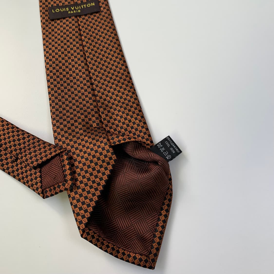 루이비통 스몰 다미에 넥타이 명품 모노그램 최상급 A+등급 8.3cm 상품이미지8