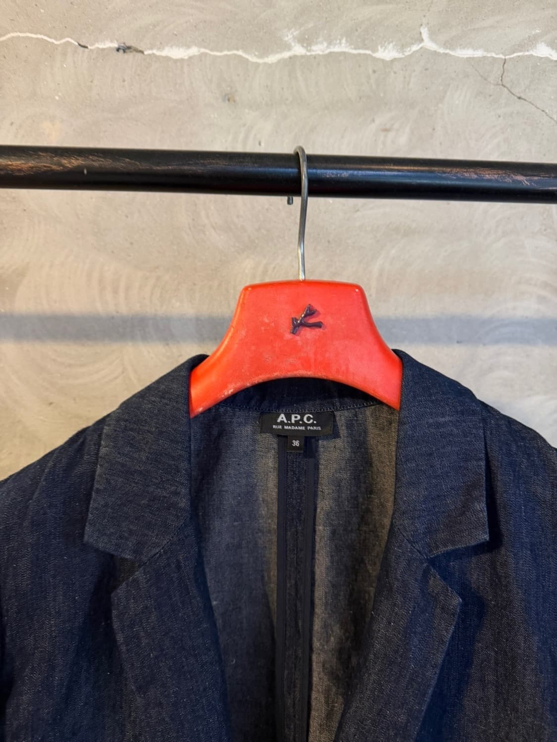 아페쎄 데님 테일러드 자켓 55 상품이미지9