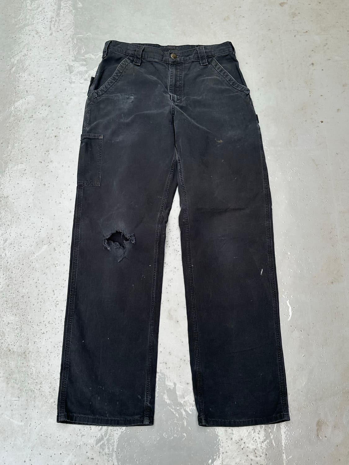 [칼하트] •Carhartt Carpenter Pants B151-BLK 상품이미지4