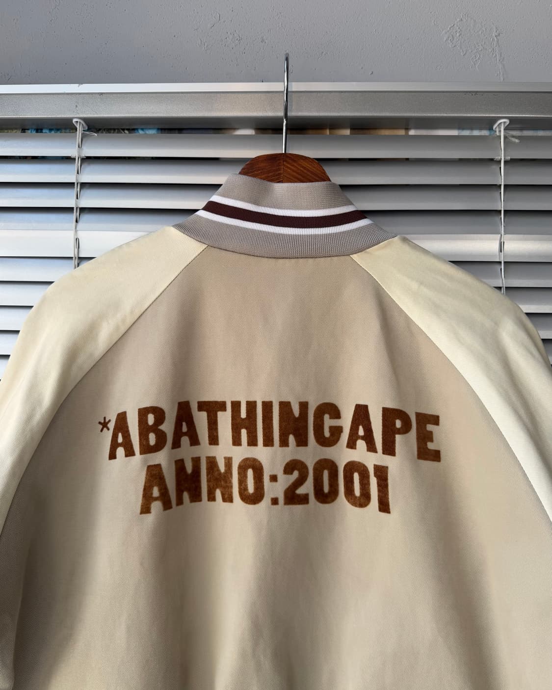 A BATHING APE anno 2001 baseball jacket 상품이미지6