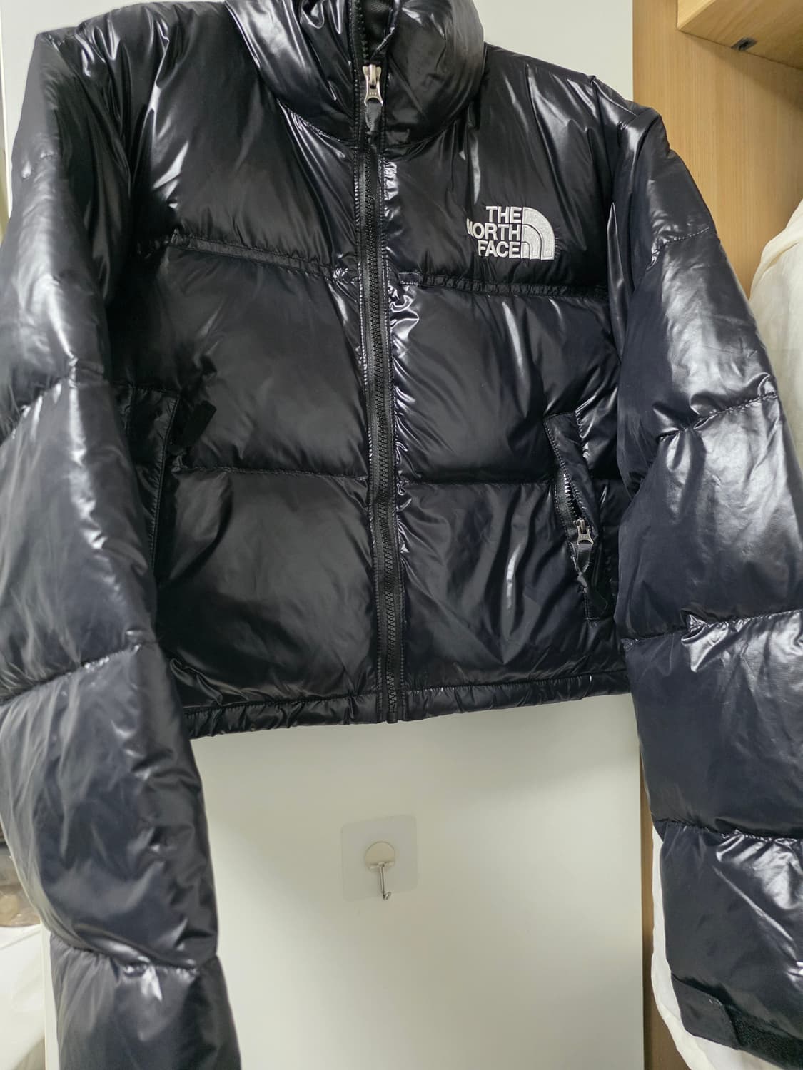 노스페이스 700 블랙 숏패딩 상품이미지5