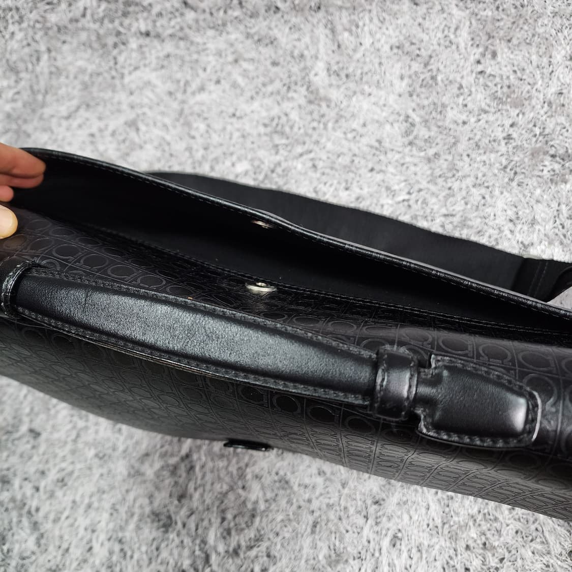 페라가모 레더 브리프케이스 서류가방 토트백 상품이미지9