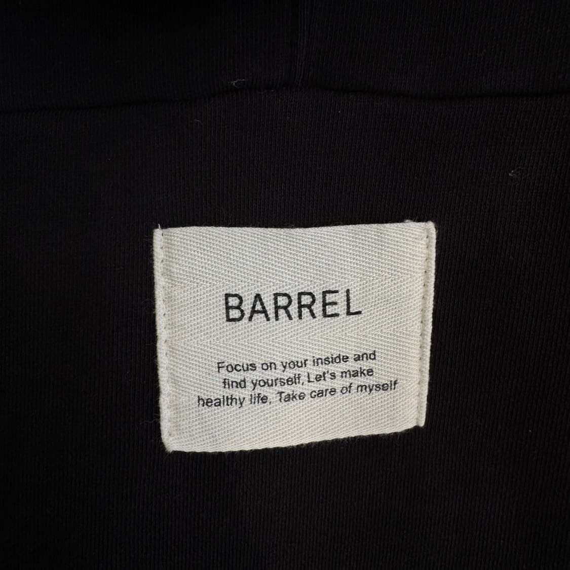 배럴 로고 라인 후드집업 상품이미지8
