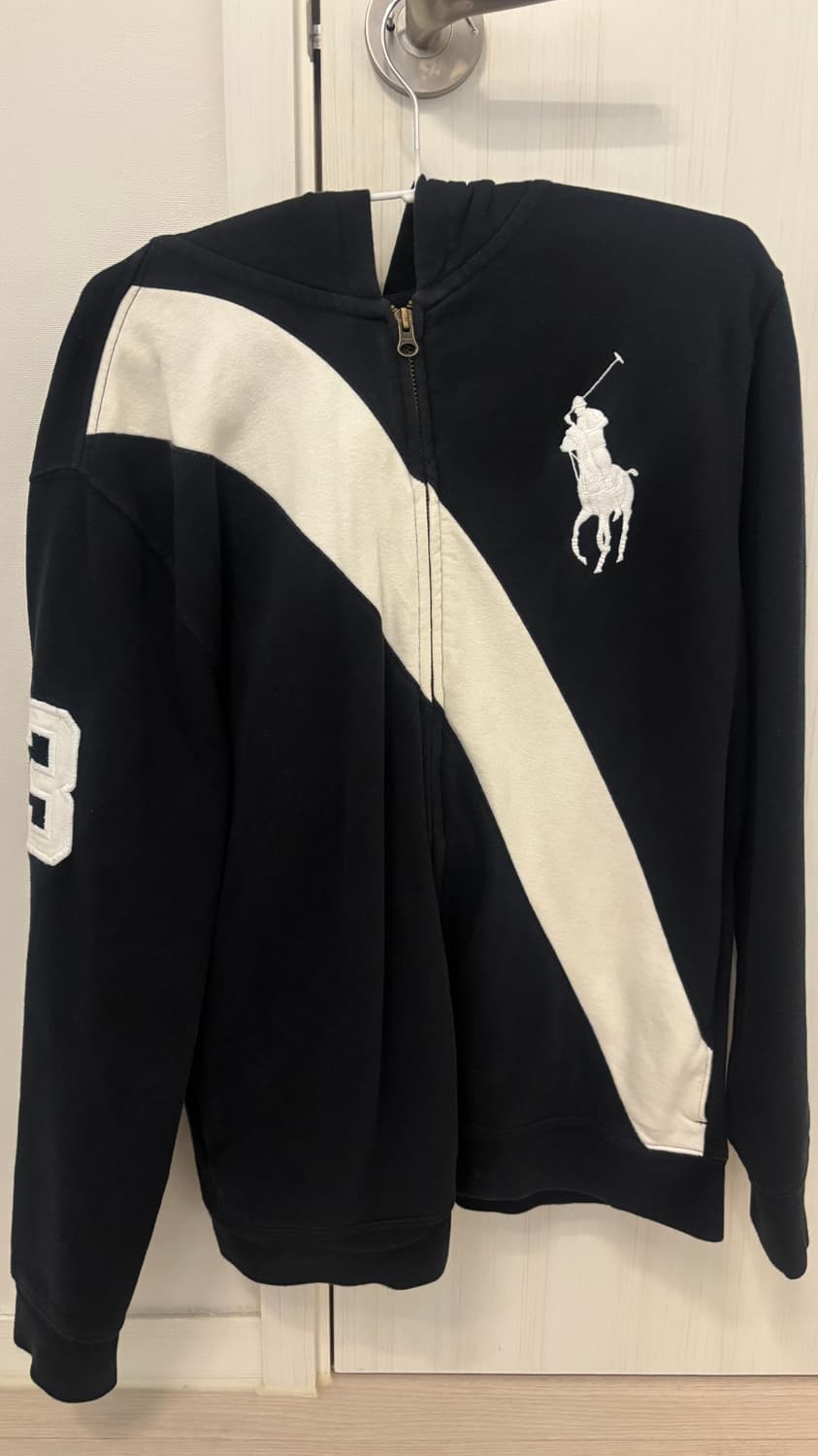 빅포니 후드집업 블랙 상품이미지1