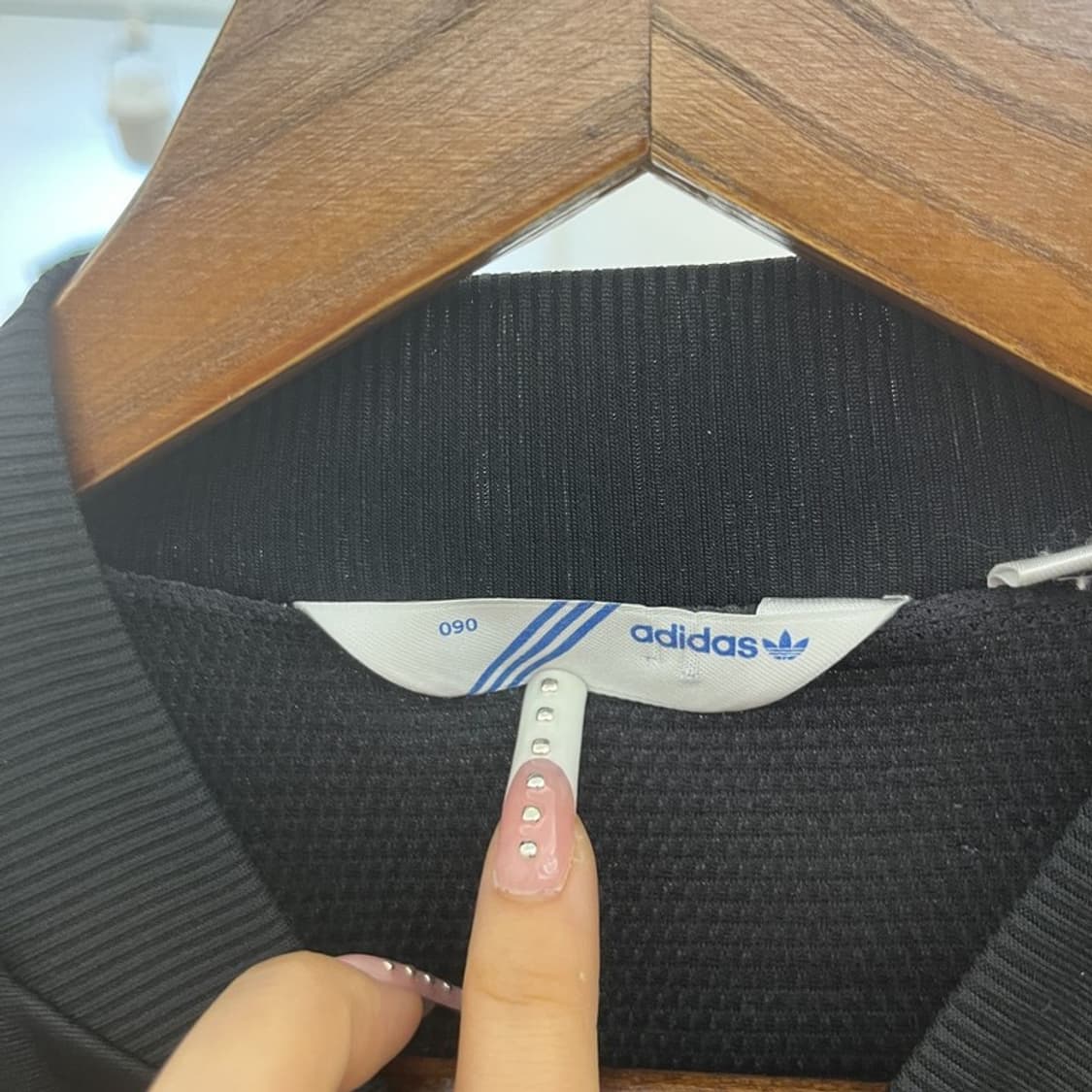 아디다스 유로파 슈퍼걸 락시크 올블랙 져지 집업 90 C12425 상품이미지5