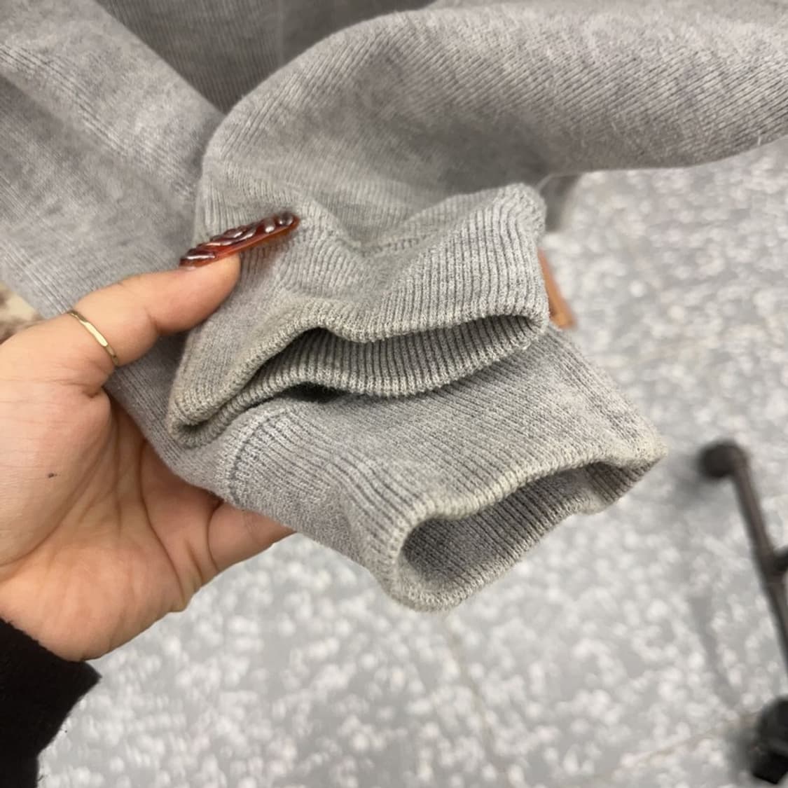 폴로 랄프로렌 빈티지 캐주얼 반집업 니트 S C09500 상품이미지7