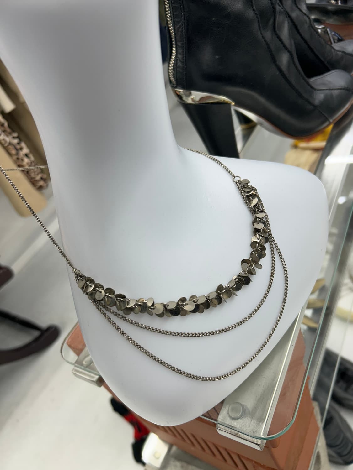 라운드레이어 롱네클리스 상품이미지1