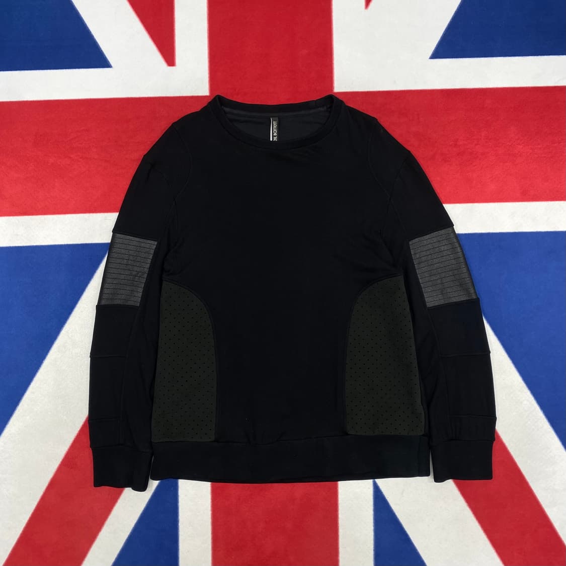 닐바렛 바이커 레더믹스 맨투맨 M  상품이미지1