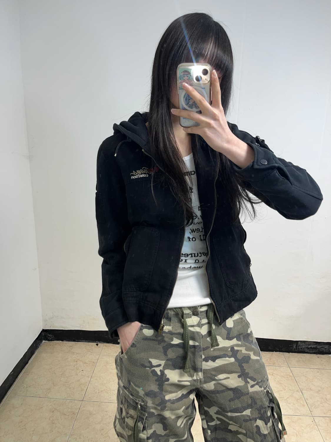 fubu 블랙 후드집업  상품이미지3