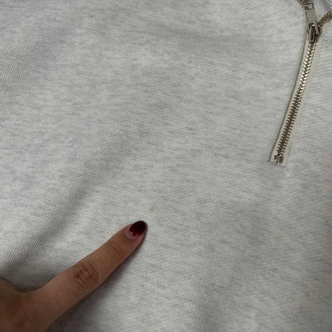 론론 백멜란지 하이넥 스웻 맨투맨 F 상품이미지5