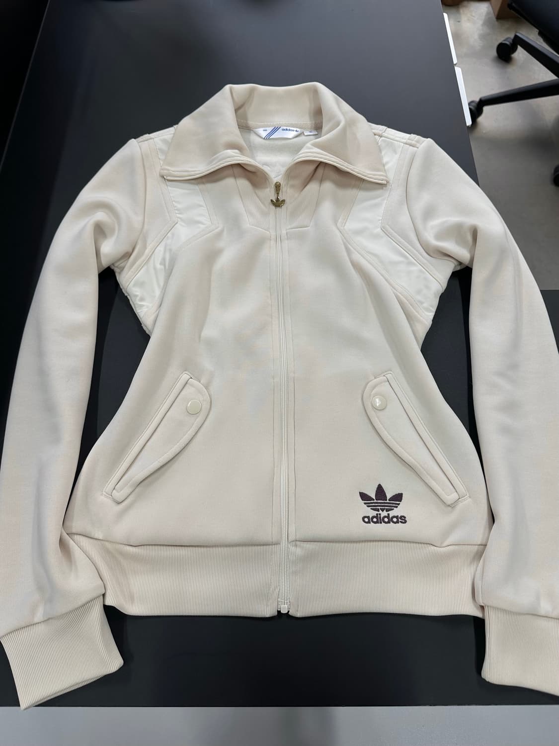 아디다스 크림초코 파이어버드 자수로고 하이넥 져지 상품이미지6