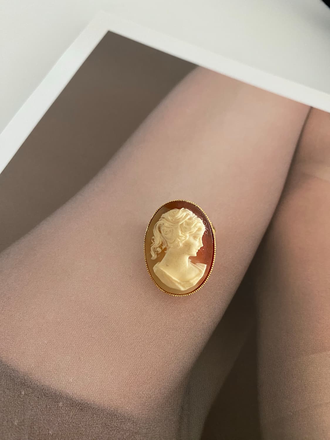 빈티지 카메오 리폼 브로치 상품이미지1