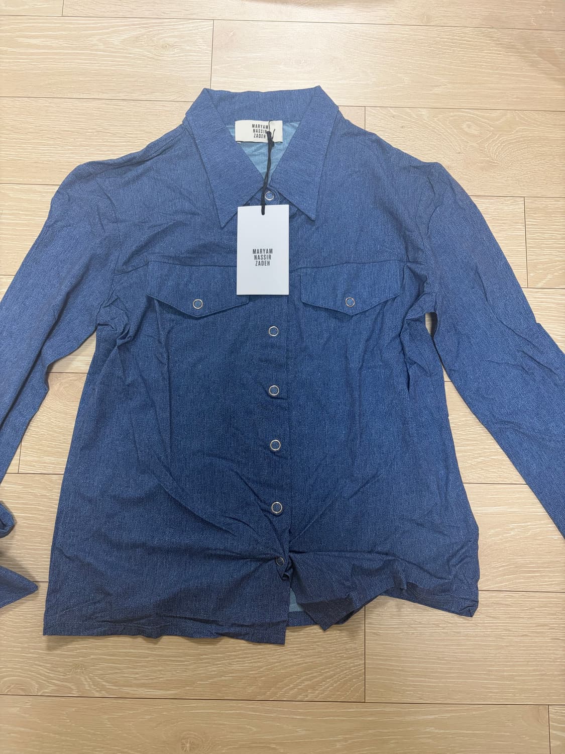 Maryam Nassir Zadeh 탑 셔츠 새상품 상품이미지1