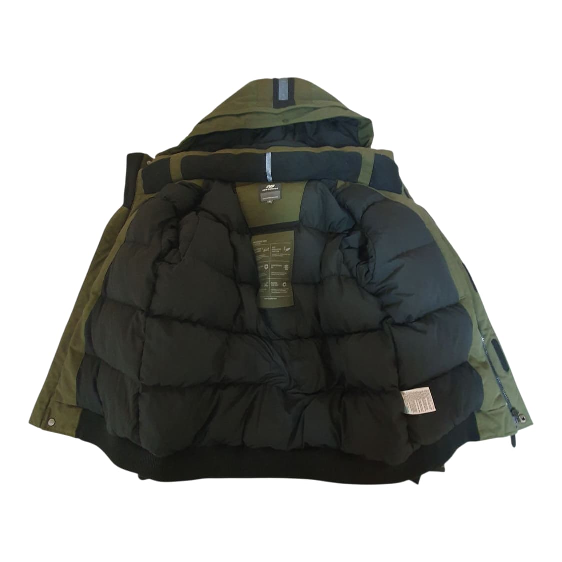 뉴발란스 카키색 덕다운 패딩 자켓 95 상품이미지3