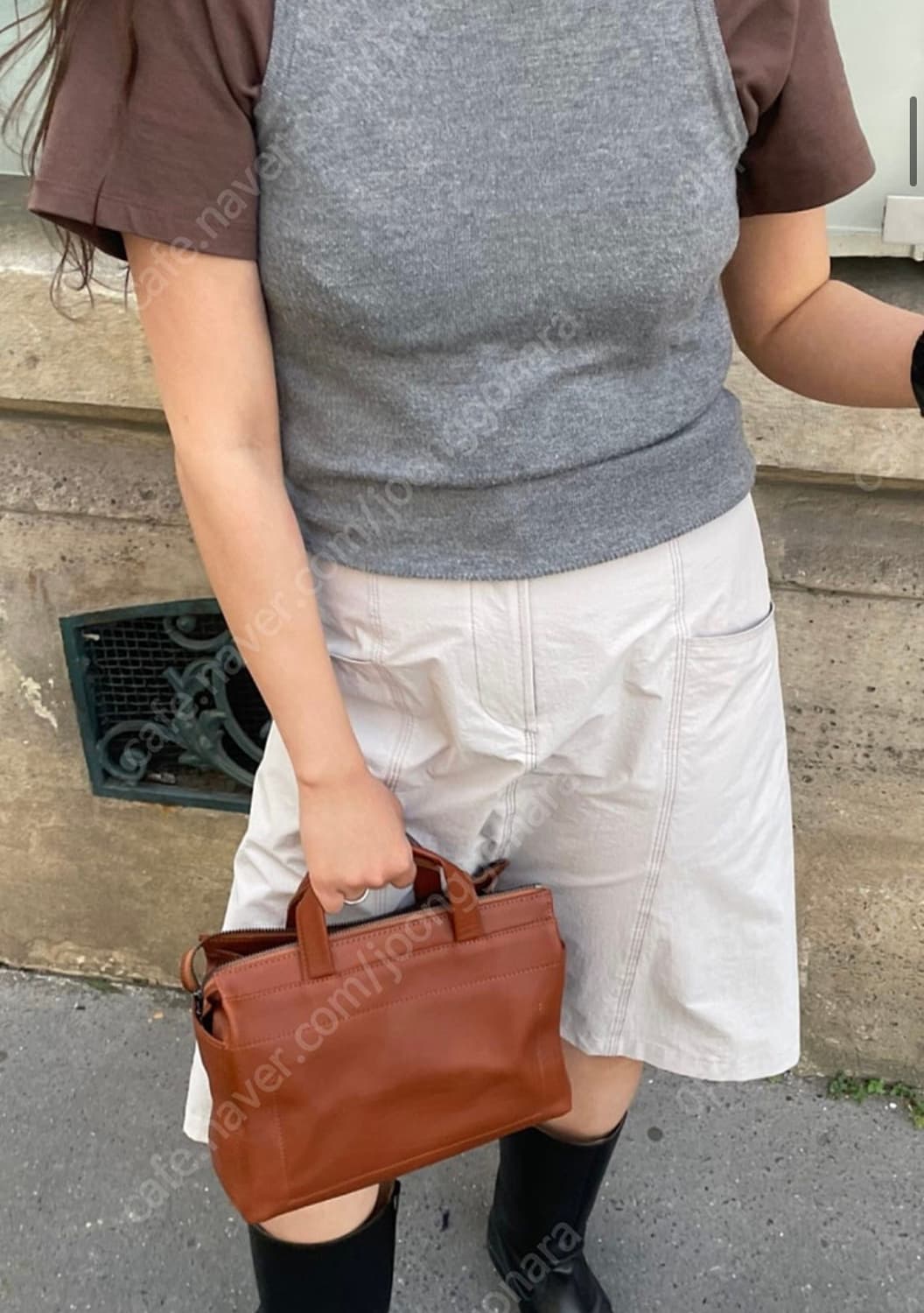 에토스 이지 스커트 그레이 상품이미지2